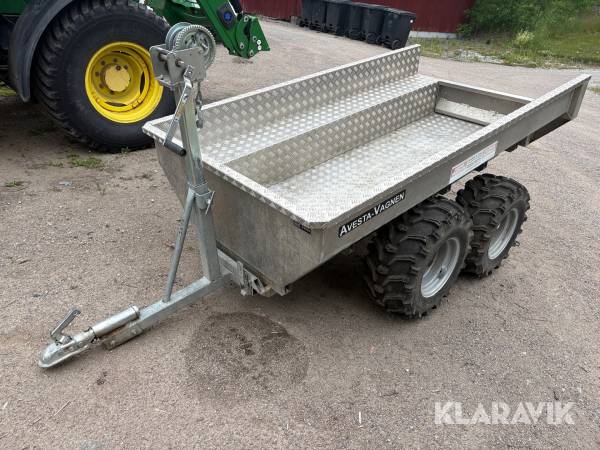 Släp till ATV Avesta-vagnen med tipp och vinsch