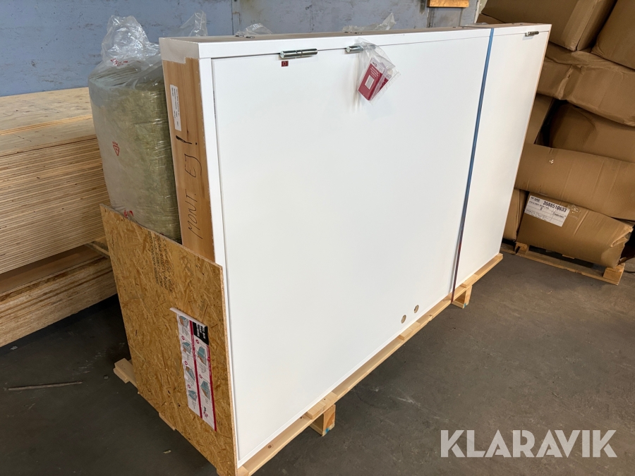Dörr med karm Daloc 2120x1300mm