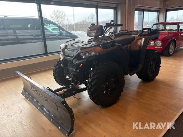 ATV Polaris Sportsman XP1000 med plog