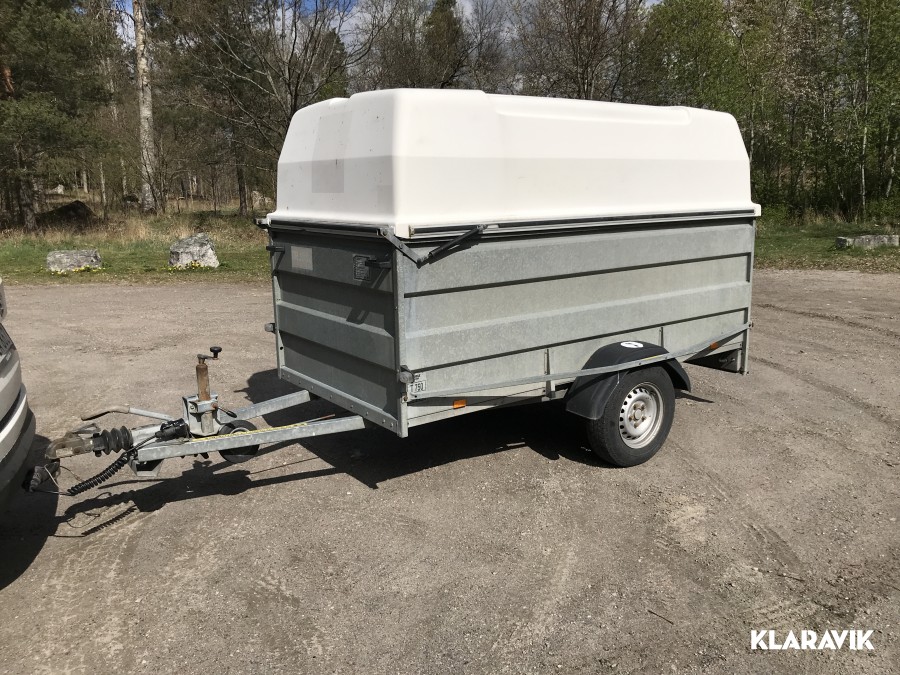 Släp Thule LV1000 med kåpa 