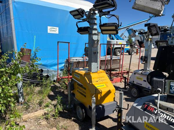 Belysningsmast Atlas Copco QLB 02 LED Plejd 7m
