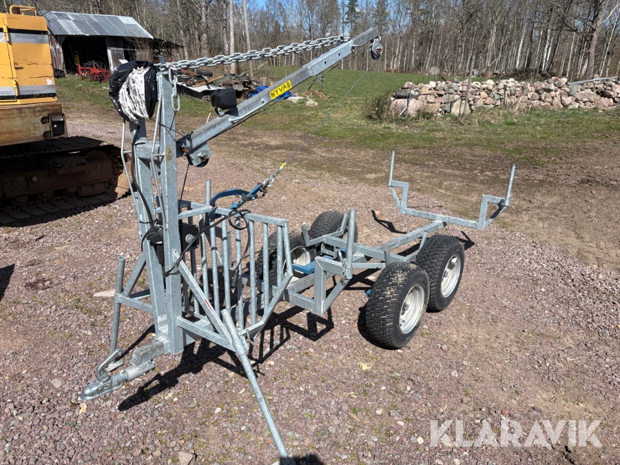 Vajerkran till fyrhjuling Nyvad