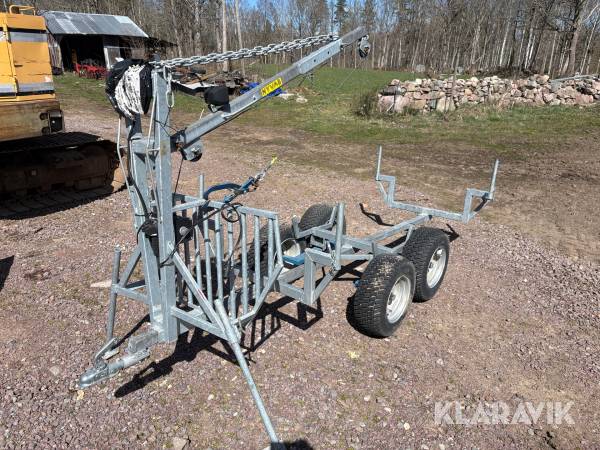 Vajerkran till fyrhjuling Nyvad