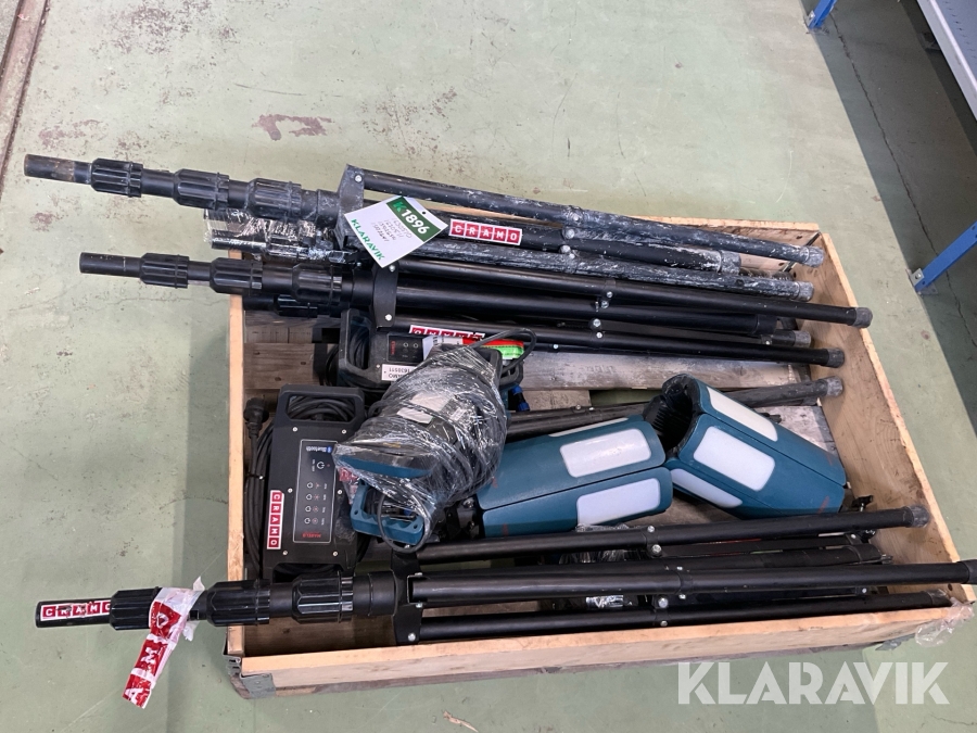 Arbetslampa Mareld Starburst 16000 APP 4M