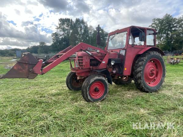 Veterantraktor Volvo BM med lastare