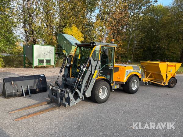Redskapsbärare Belos TransGiant inkl sandspridare och redskap