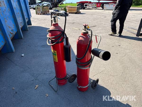 Brandsläckare kolsyra 50kg - 2st