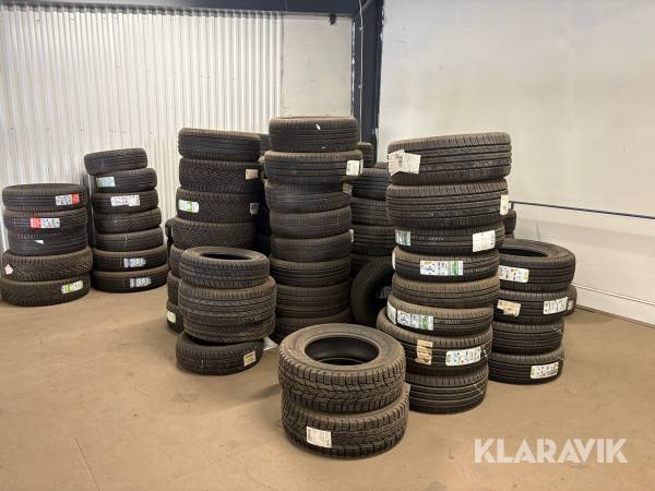 Diverse däck 100 st