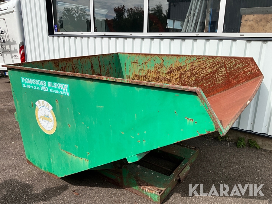 Tippcontainer till truck