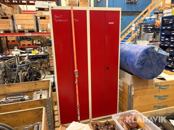 Omklädningsskåp 4 fack AJ Produkter