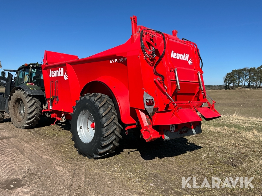 Gödselspridare / Tvåstegsspridare Jeantil EVR 16-12 / 1A