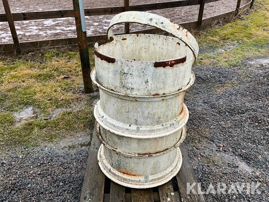 Fälgar till dubbelmontage 24" 2st