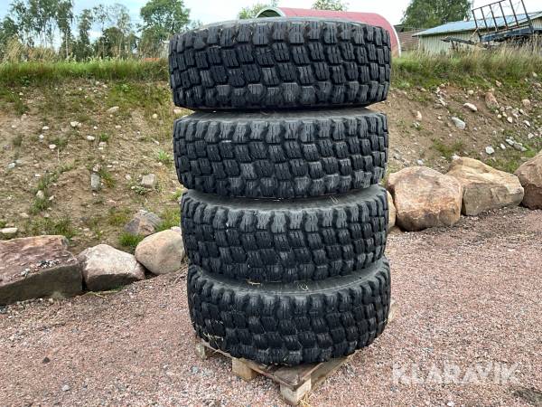 Entreprenaddäck Michelin X Snoplus 17.5R25, 4 st, vinterdäck