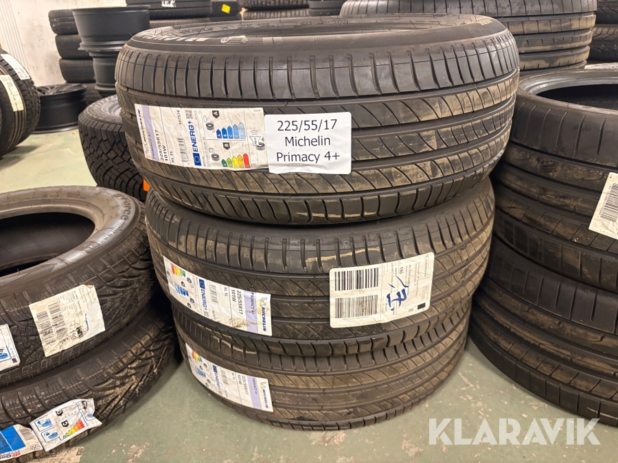Däck Michelin Primacy 4+ 225/55R17 3st