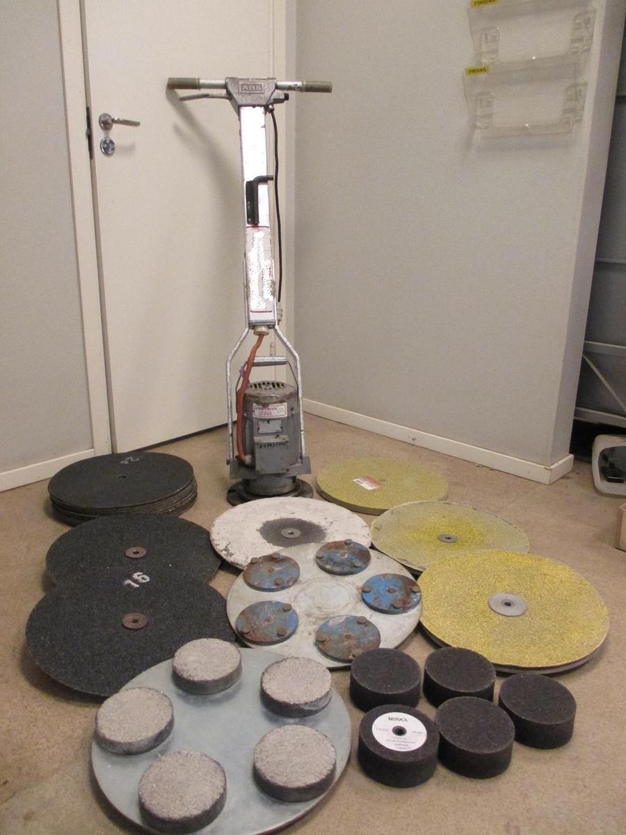 Betongslipmaskin ABS-slip med tillbehör