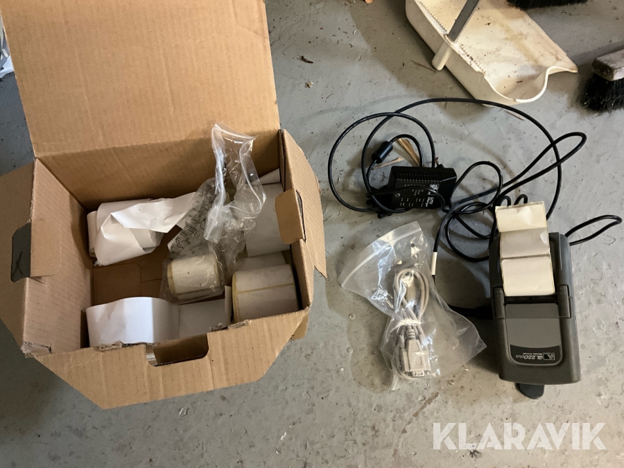 Uppladdningbar etikettskrivare Zebra Printer QL 220 plus