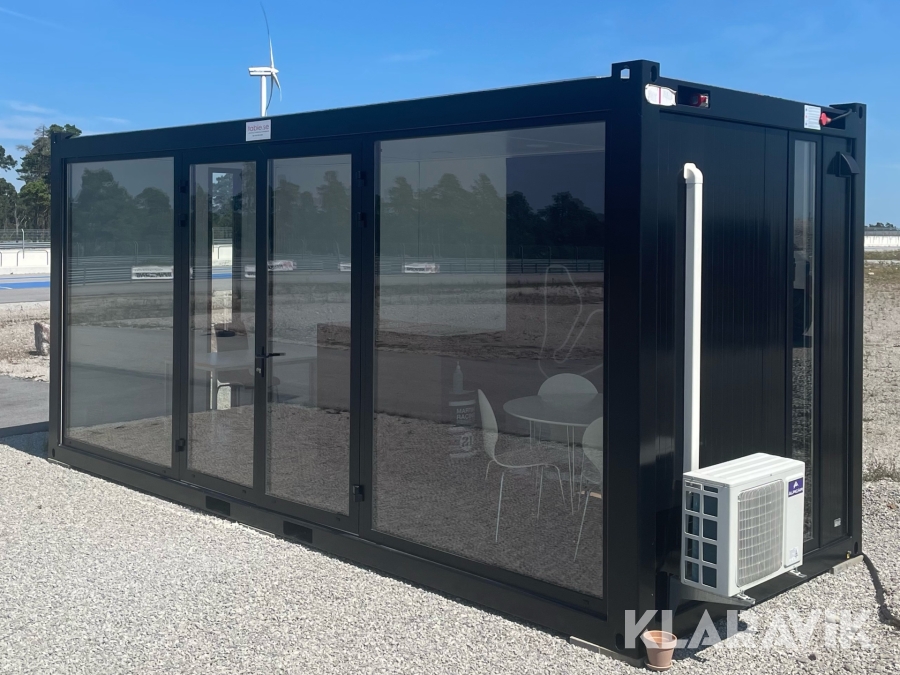Mässcontainer Rytena Med Glasparti 20 fot