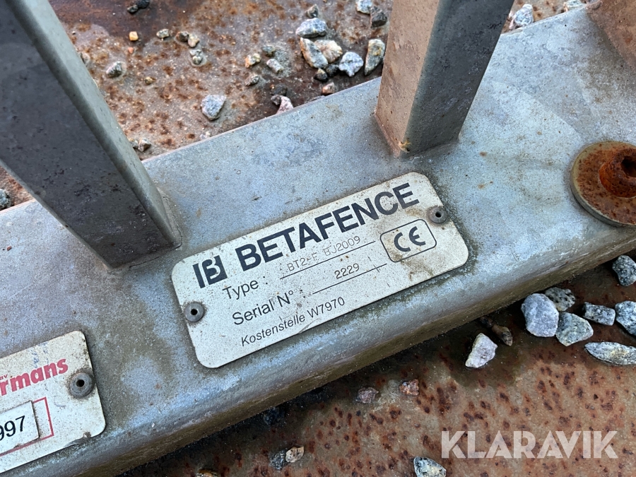 Rotationsgrindar 3st Betafence, BT2F