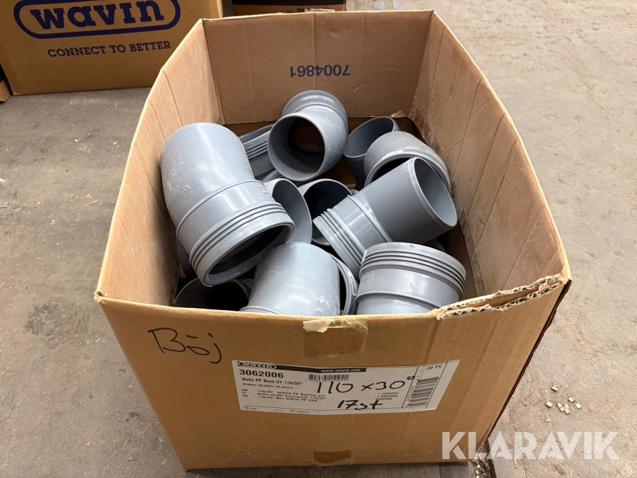 Avloppsrör/Böj Wavin