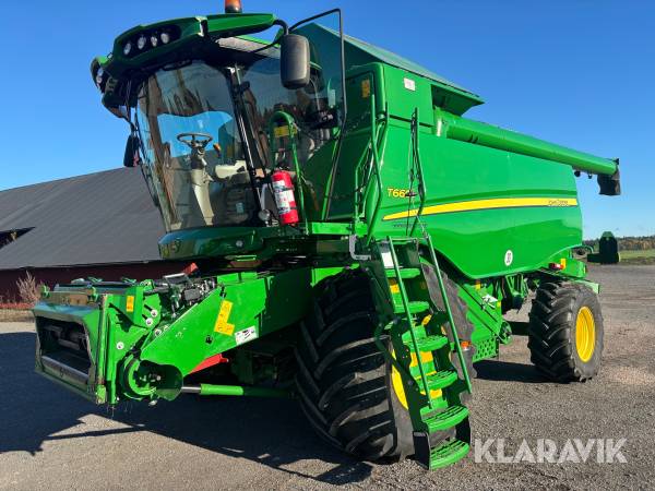 Tröska / skördetröska John Deere T660i med 25ft skärbord