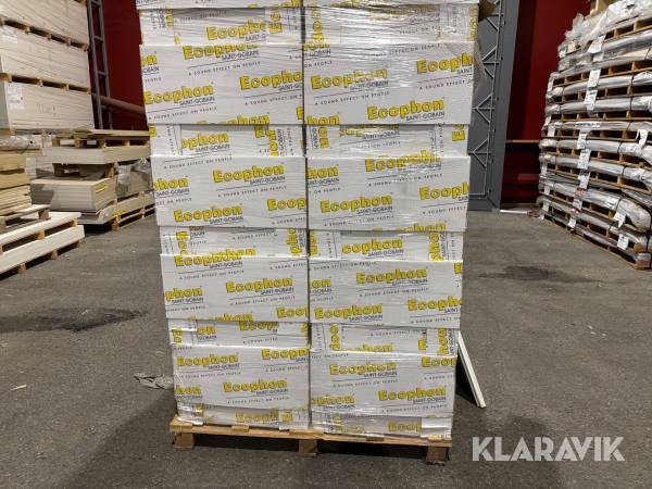 Akustikskivor Saint-Gobain Ecophon Master F. 600x600 mm