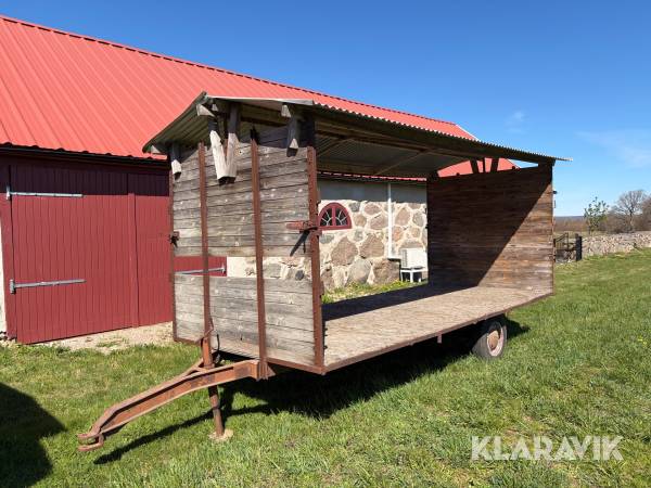 Påhängsvagn med tak