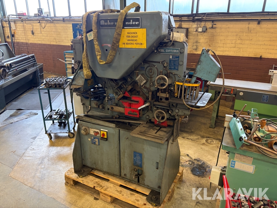 Stans Mubea KBL 45-20 med verktyg
