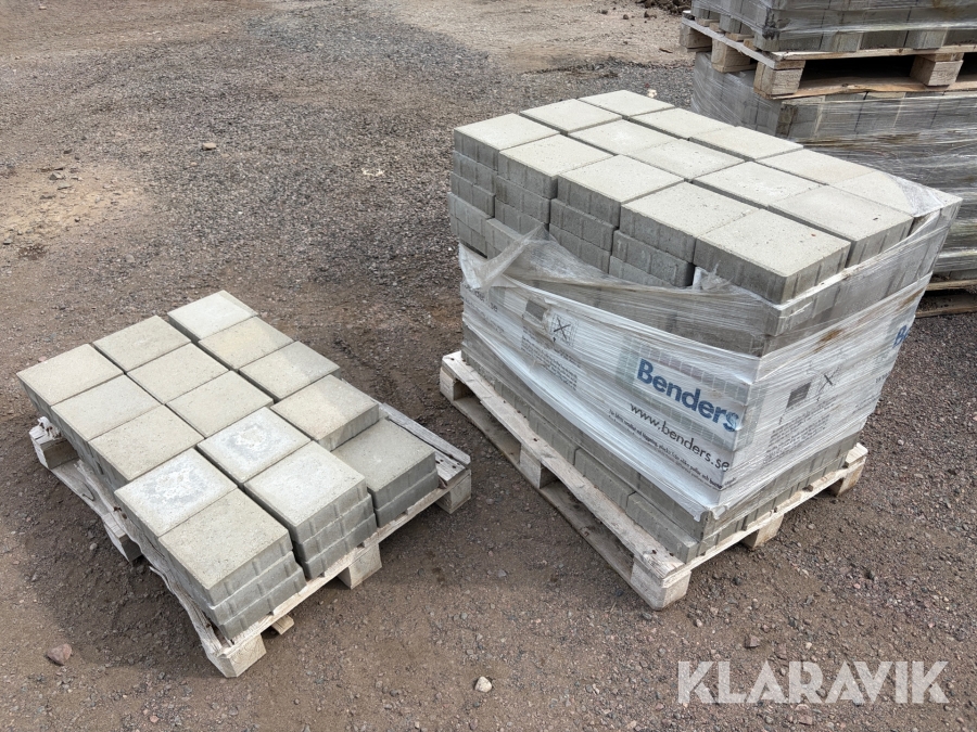 Marksten Benders 205 x 205 x 60 mm 1 st pall (ca 239 st)