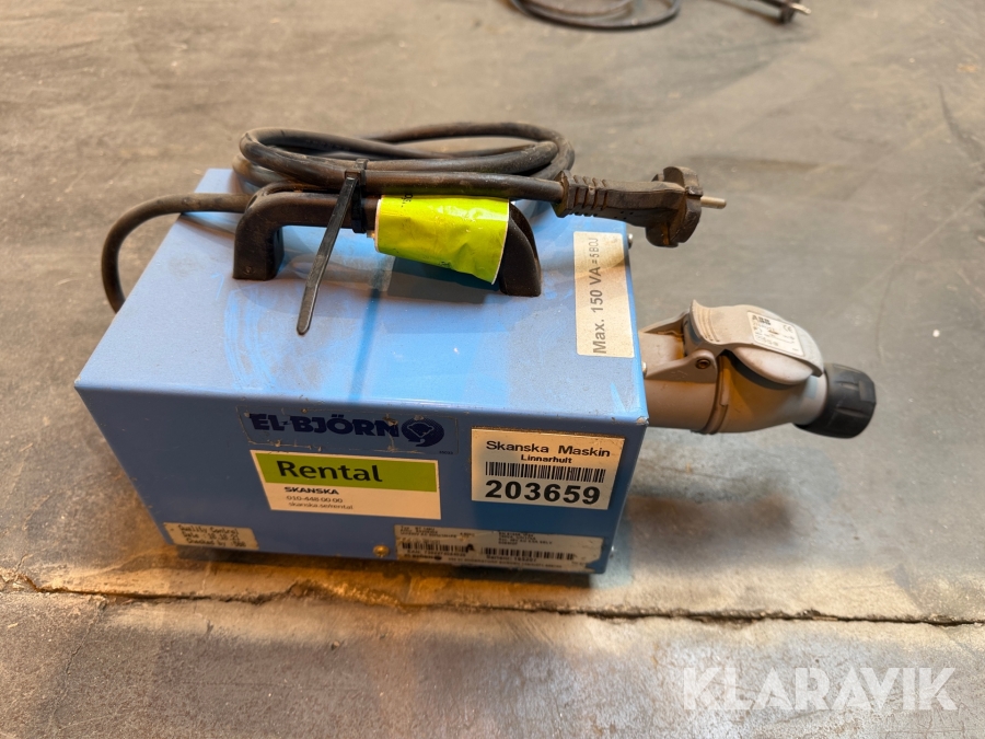Belysningstransformator El-Björn BT 148