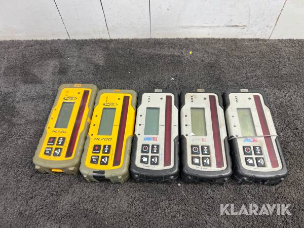 Lasermottagare Spectra, Androtec HL750, HL700, Metor mtr 125 5st
