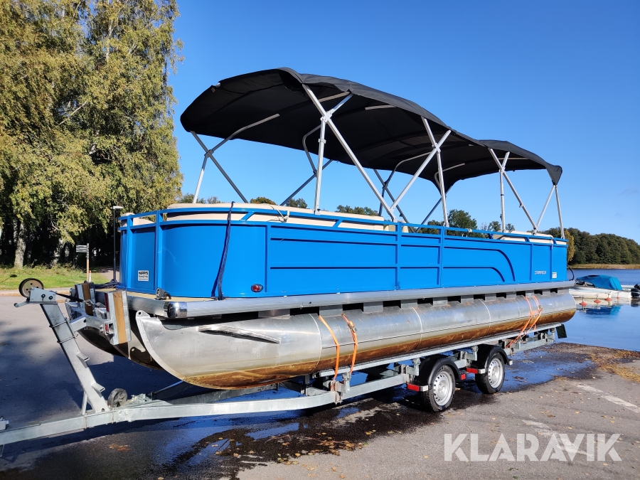Båt Pontonbåt Sunner 750 med släp