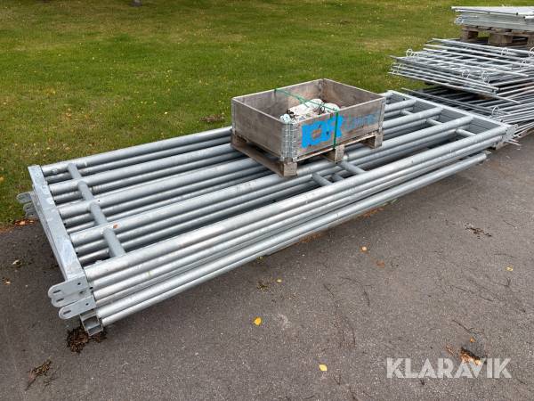 Teleskopgrind 60mm rör Kellfri 6st