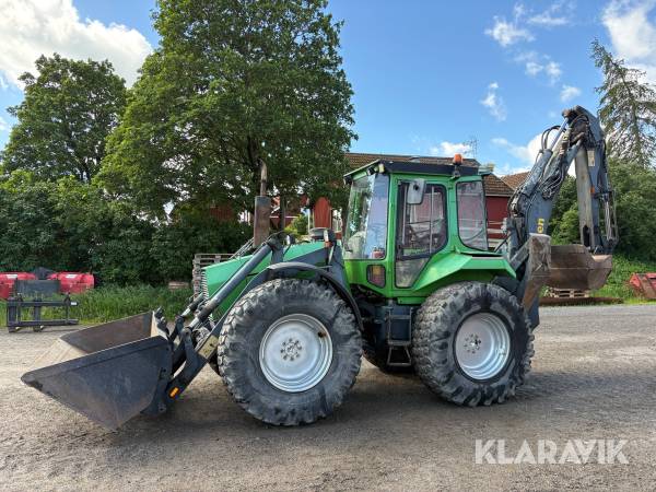 Grävlastare Lännen 740 med redskap