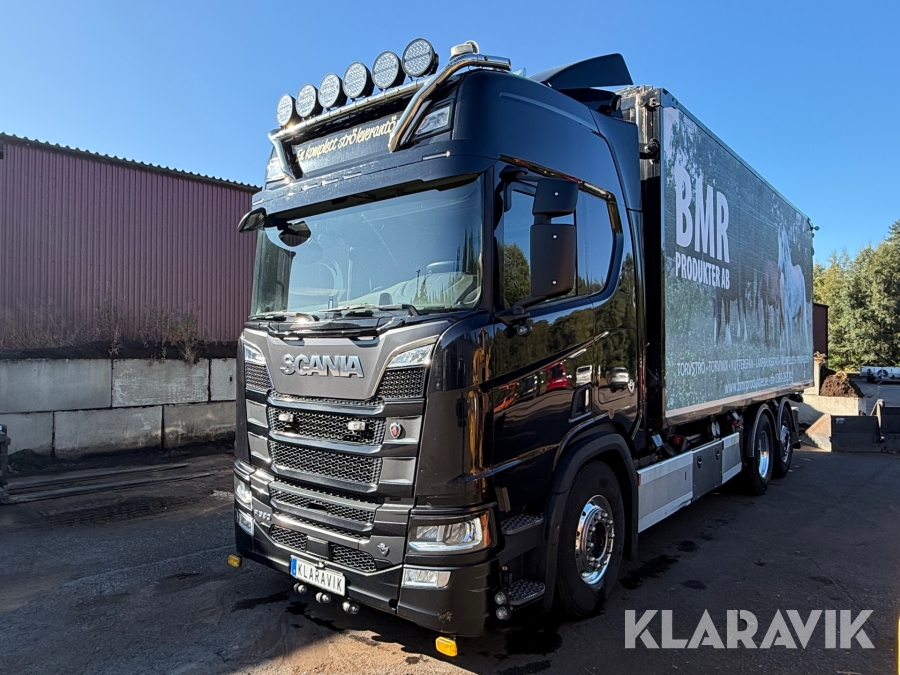 Flisbil med truckhylsor Scania R 580