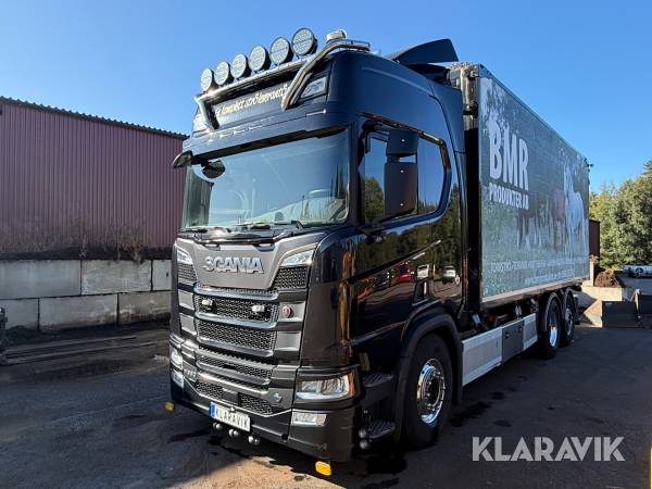 Flisbil med truckhylsor Scania R 580