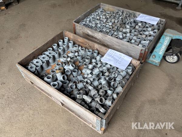 Diverse rörkopplingar / TubeClamps Burton - Avsedda till 48mm rör