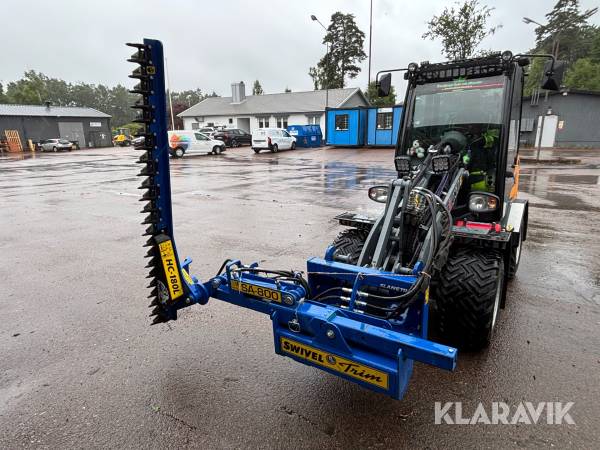 Redskapsarm Slanetrac SA-800 med häckklipp HC-180L & ogräsborst RB-80