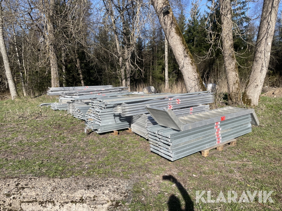 Aluminiumställning 354 kvm