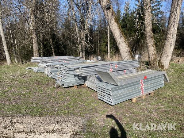 Aluminiumställning 354 kvm