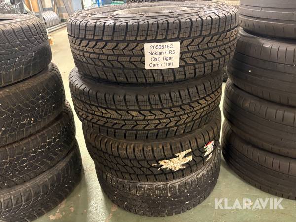 Däck med fälg Nokian CR3 Tigar 3st, Cargo 1st