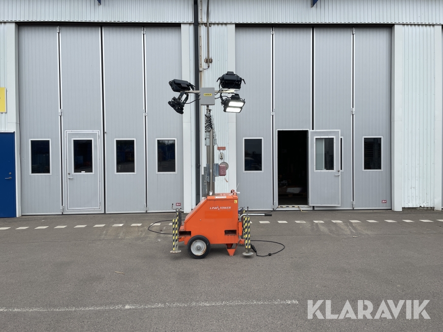 Belysningsmast teleskop led Satema Linktower 7M