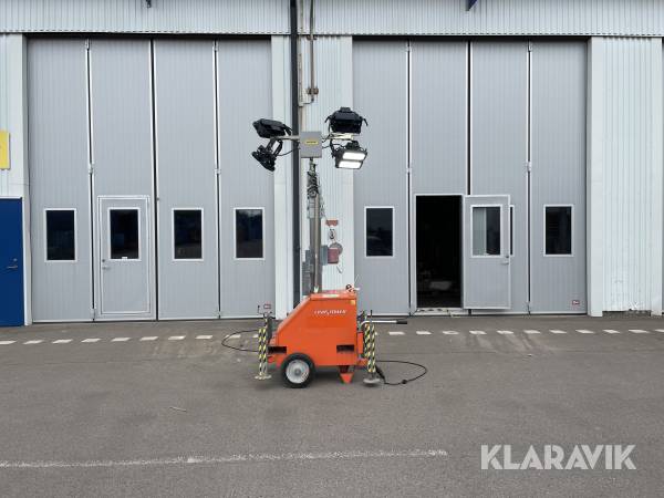 Belysningsmast teleskop led Satema Linktower 7M