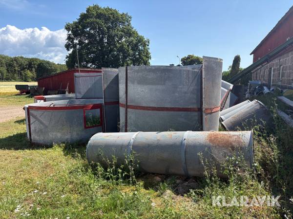 Spannmålsilos 2 st ca 20 - 25 ton / st