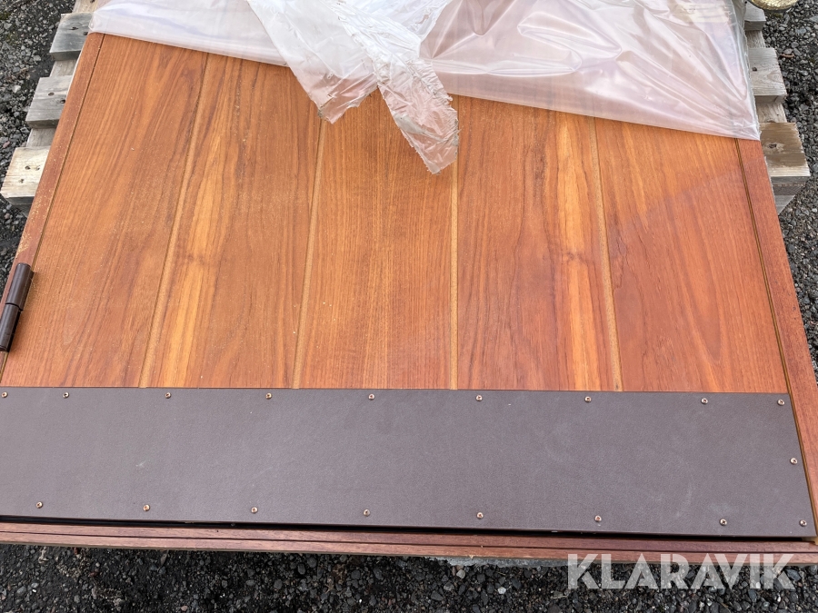 Ytterdörr i teak Swedoor 10x21