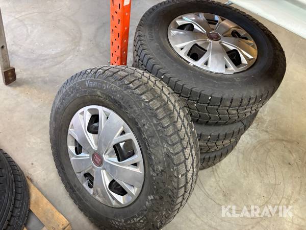 Friktionsdäck till husbil Continental 225/75R16C med fälg 4st