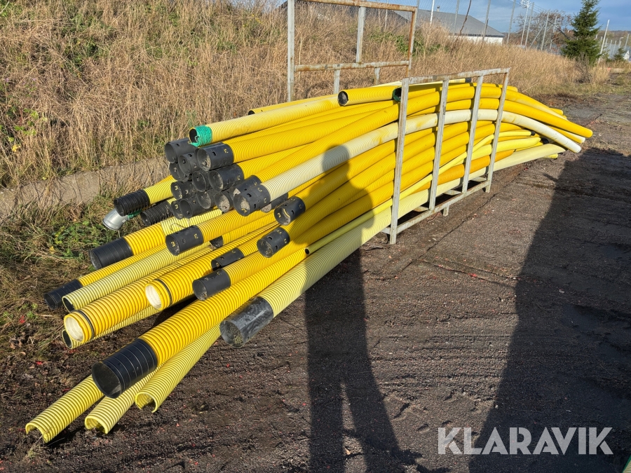 Kabelrör varierande storlek - ca 50 st