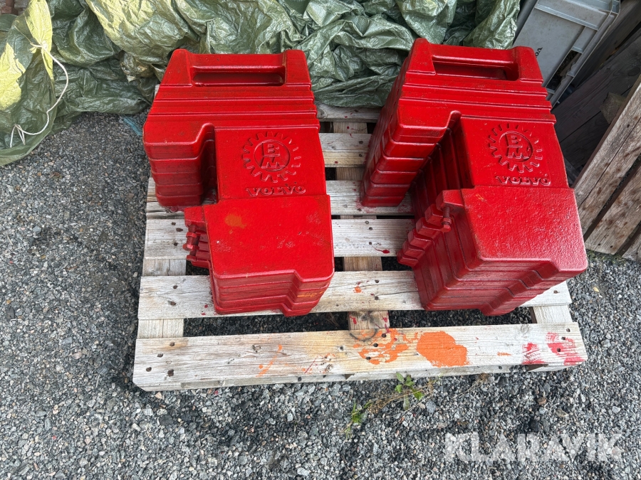 Frontvikter Volvo passar till 800 serier, 11st