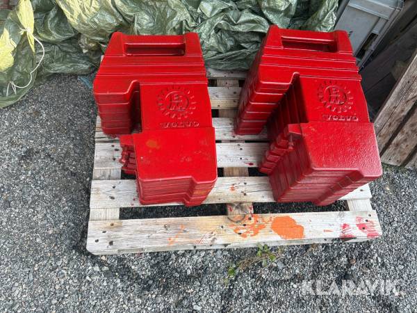 Frontvikter Volvo passar till 800 serier, 11st