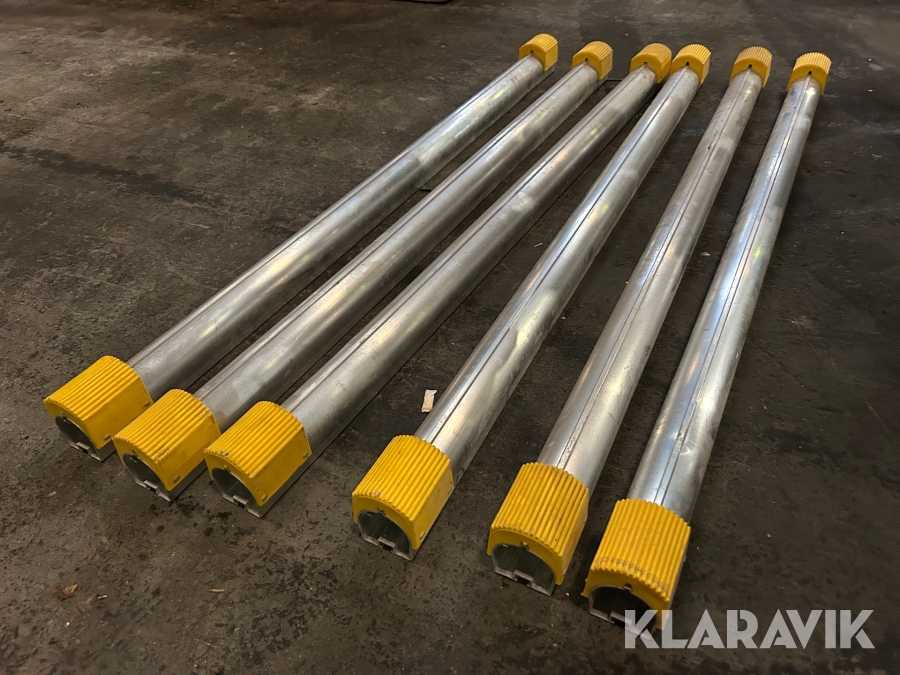 Stödben till trappstegar 6 st