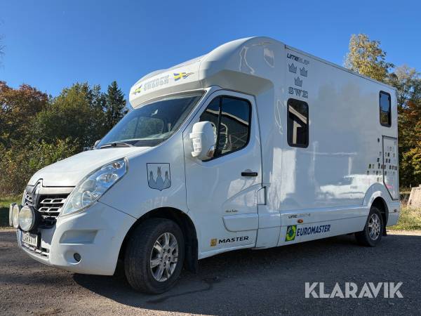 Hästtransport / Hästbuss Renault Umesläp light -1 2015